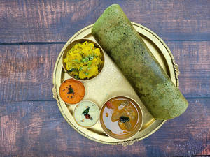 Palak Ghee Masala Dosa