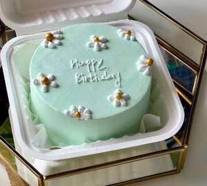 Eggless  Irish Coffee Bento Cake