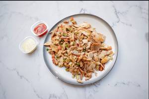 Open Chicken Shawarma Salad