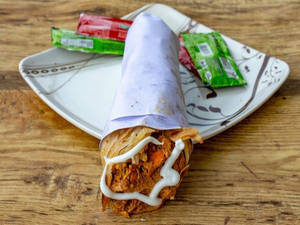 Double Chicken Keema Roll