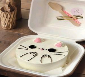 Eggless  Black Forest Bento Cake