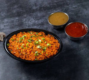 Mushroom Schezwan Fried Rice