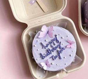 Eggless  Chocolate Bento Cake