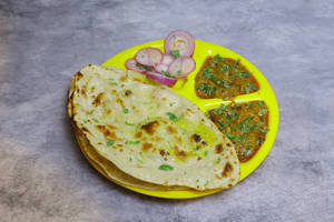 Soya Chaap Masala + Kulcha