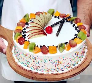 Eggless   Premium Fruit Vanilla Cake