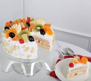 Eggless   Fresh Fruit Cake