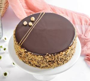 Eggless Chocolate Hazelnut Cake