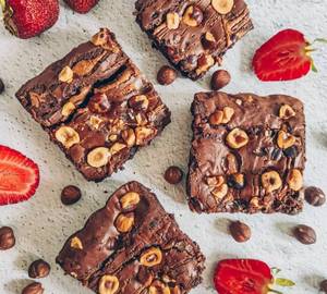 Eggless Nutella Brownies (pack Of 4 Pcs)