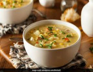 Chicken Burnt Garlic Soup