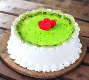 Eggless Kiwi Fruit Cake