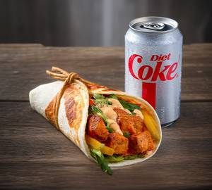 Paneer Tikka Roll + Diet Coke (300Ml)