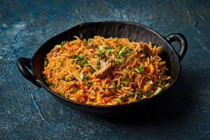 Schezwan Corn & Mushroom Fried Rice