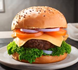 Terracotta veggie medley burger