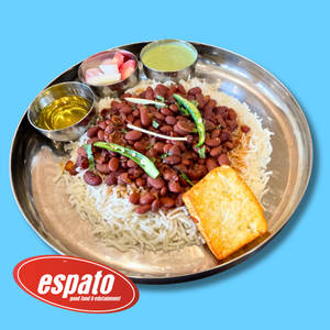 Rajmah Chawal With Paneer Slice