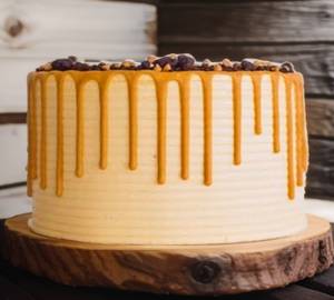 Eggless  Butterscotch Cake