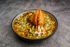 Samosa Channa Chaat (1 Pc)