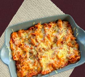 Cheese Burst Pink Sauce Pasta