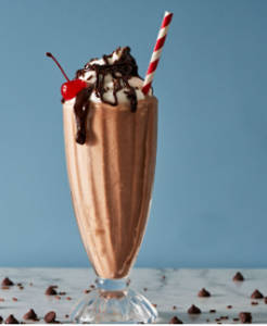 Chocolate Shake With Ice Cream