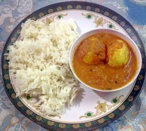 Plain Rice Egg Curry ( 2 Pcs)