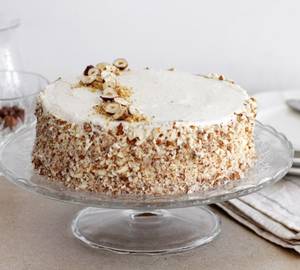 Eggless  Vanilla Dry Fruit Cake