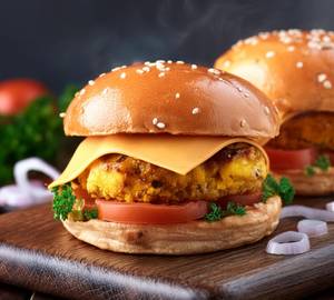 Terracotta paneer paradise burger