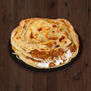 Chicken Keema Parota Plate.