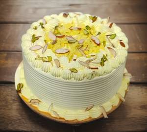 Eggless  Yummy Rasmalai Cake