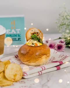 Jalapeno Corn Cheese Bunny Chow