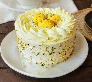 Eggless cake  Rasmalai Cake