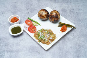 Ghee Litti [2 Pieces] With Chokha