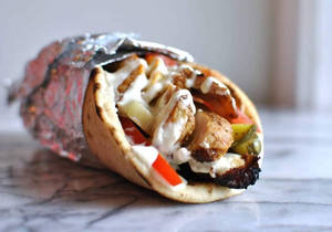 Chicken Cheese Shawarma