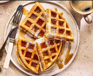 Classic Vanilla Waffle 2 Pc