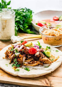 Chicken Open Shawarma
