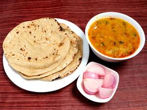 Dal Tadka (300 Ml) With 2 Butter Tawa Roti+boondi Raita