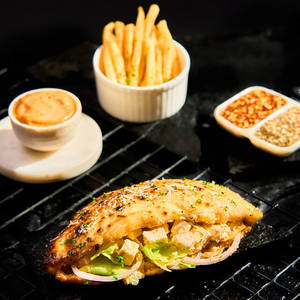 Peri Peri Paneer Panuozzo Sandwich