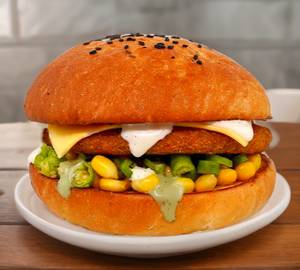 Cheese corn burger