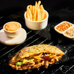 BBQ Chicken Panuozzo Sandwich
