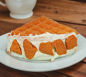 White Chocolate Biscoff Cookie Waffle
