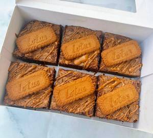 Lotus Biscoff Brownies [4 Pcs]