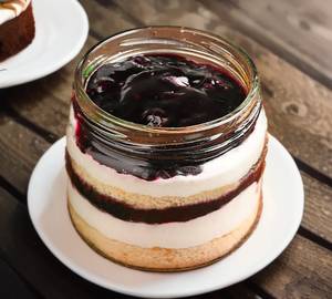 Blueberry Jar Cake