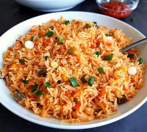 Veg schezwan rice