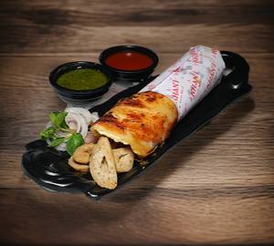 Double Chicken Kebab Double Egg Kathi Roll