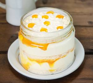 Mango Fruit Jar Cake