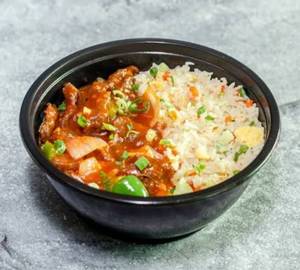 Chicken Manchurian  Rice Bowl