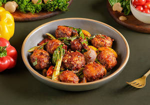 Stuffed Chilli Garlic Mushroom
