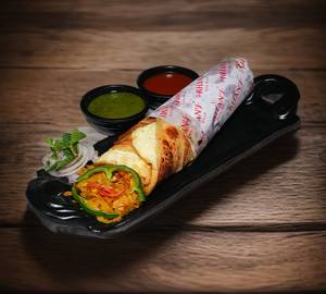 Single Egg Single Veg Kathi Roll