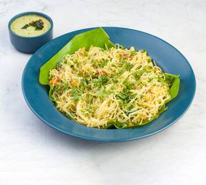 Tossed ghee garlic pepper capsicum shavige