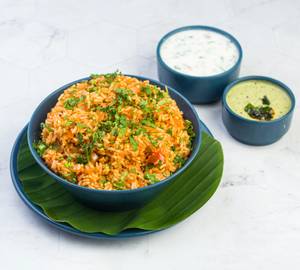 Tossed ghee garlic masala rice
