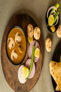 Mushroom And Sukhi Mix Bhaji