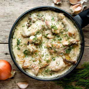 Lemon Chicken White Gravy